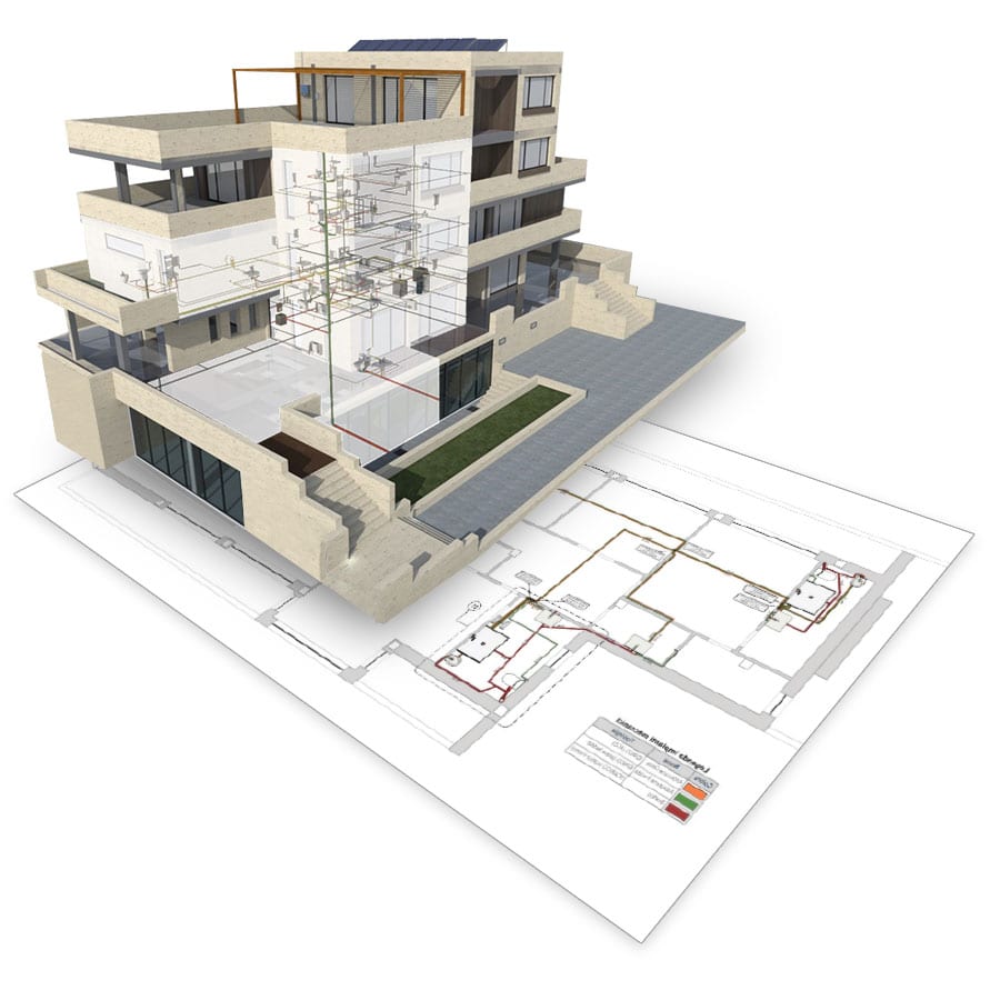 L’integrazione del sistema MEP (Mechanical, Electrical, and Plumbing) nei nostri processi di progettazione impiantistica, ci permette di offrire soluzioni innovative e altamente efficienti. L’utilizzo del MEP ci consente di coordinare in modo preciso tutti gli aspetti meccanici, elettrici e idraulici di un progetto, garantendo una perfetta integrazione tra i vari impianti e riducendo al minimo gli errori di progettazione. Il risultato è un’ottimizzazione delle risorse, una maggiore sicurezza e una gestione più fluida delle operazioni in cantiere. Scegliendo il MEP, trasformiamo la complessità impiantistica in vantaggi concreti per il vostro progetto.