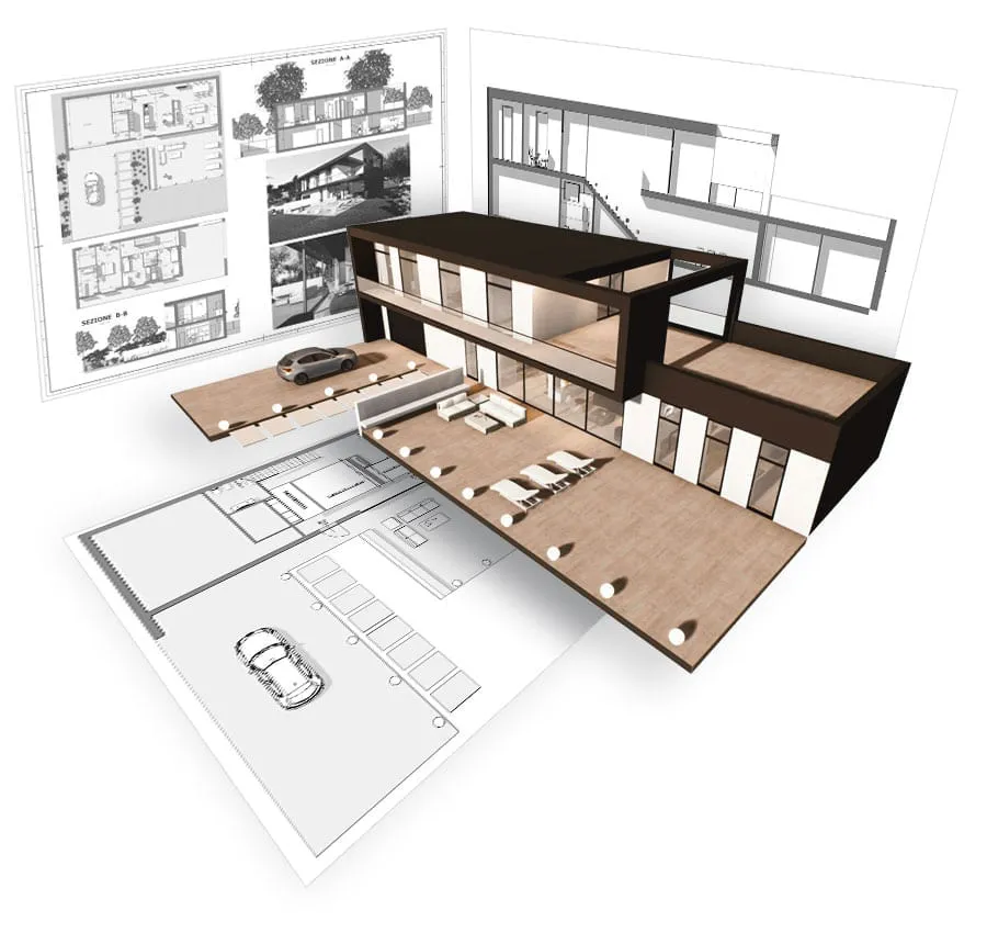 L’adozione del Building Information Modeling (BIM) rivoluziona la nostra progettazione, offrendo innumerevoli vantaggi. Con il BIM, ogni fase del progetto viene gestita in modo integrato, creando un modello digitale che include tutte le informazioni strutturali, impiantistiche e architettoniche. Questo approccio permette una collaborazione ottimale tra i team, una maggiore precisione nella pianificazione e una riduzione significativa dei costi e dei tempi di realizzazione. Il BIM ci consente di anticipare criticità, simulare soluzioni, e migliorare la qualità complessiva del progetto. Con noi, la progettazione diventa più intelligente, efficiente e sostenibile.